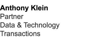 Anthony Klein Partner Data & Technology Transactions