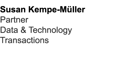 Susan Kempe M ller Partner Data & Technology Transactions