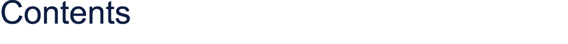 Contents