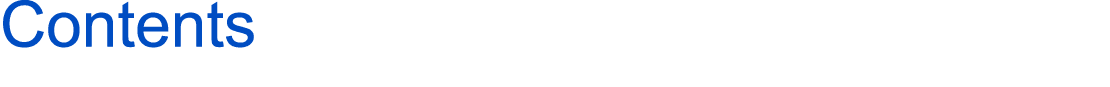 Contents