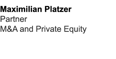 Maximilian Platzer Partner M&A and Private Equity
