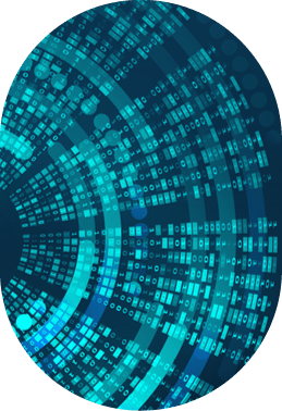 Abstract binary code. Binary data. Technological background decryption and encryption of information. Big data visualization. Algorithm or machine learning illustration.