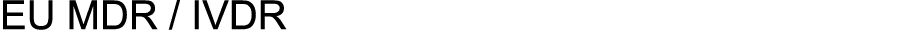 EU MDR / IVDR 