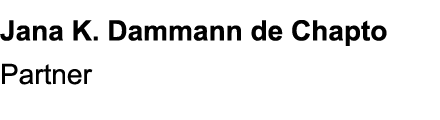 Jana K. Dammann de Chapto Partner