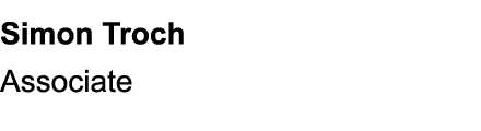 Simon Troch Associate
