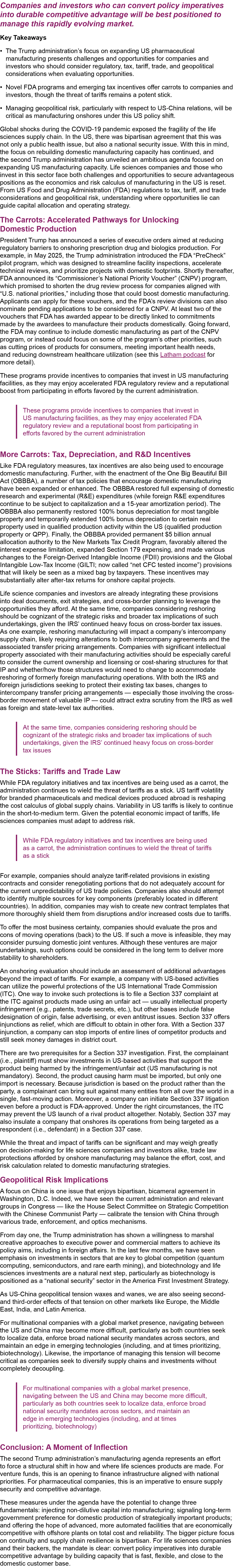 Companies and investors who can convert policy imperatives into durable competitive advantage will be best positioned...