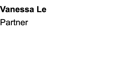 Vanessa Le Partner