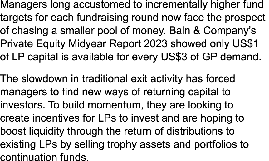 Managers long accustomed to incrementally higher fund targets for each fundraising round now face the prospect of cha...