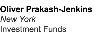Oliver Prakash Jenkins New York Investment Funds