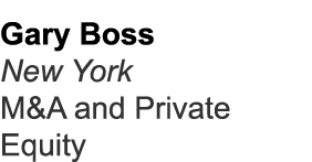 Gary Boss New York M&A and Private Equity