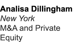 Analisa Dillingham New York M&A and Private Equity