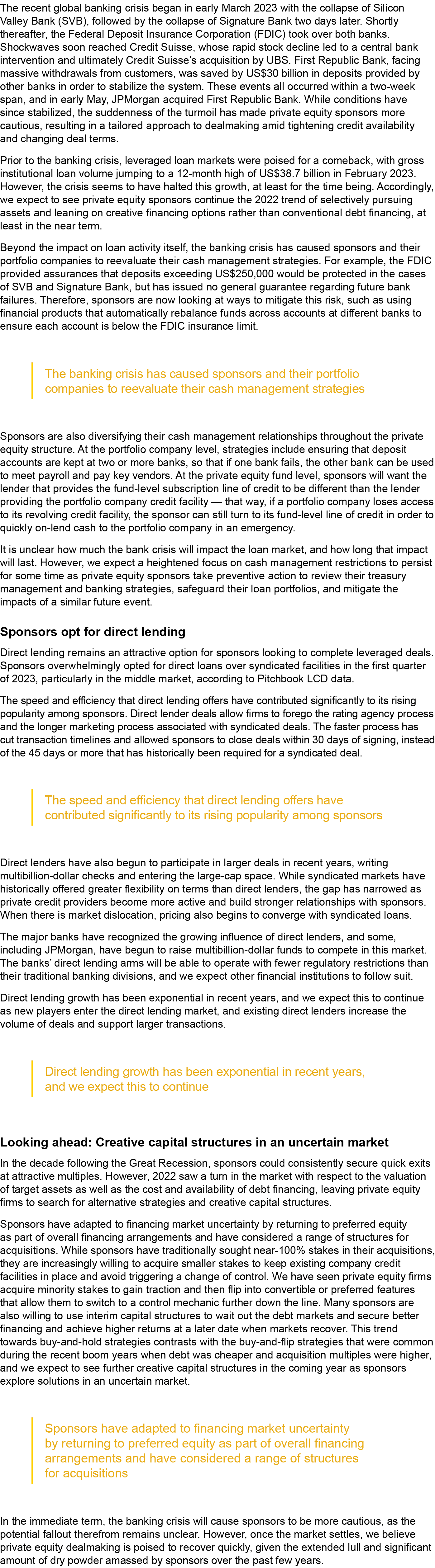 The recent global banking crisis began in early March 2023 with the collapse of Silicon Valley Bank (SVB), followed b...