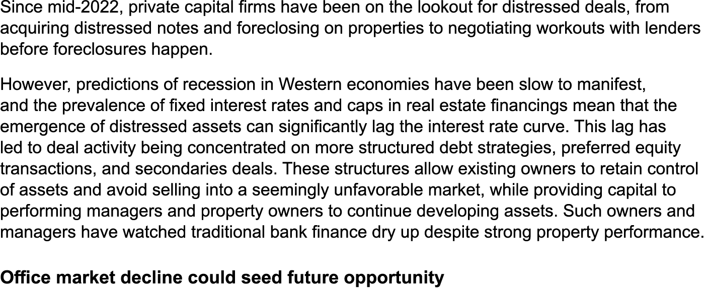 Private Capital Insights