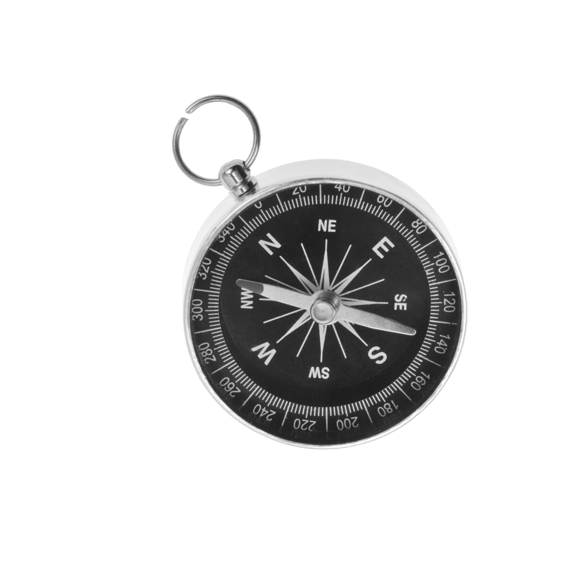 Compass on a white background