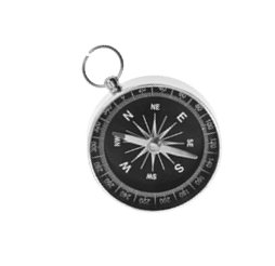 Compass on a white background