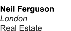 Neil Ferguson London Real Estate