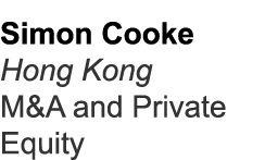 Simon Cooke Hong Kong M&A and Private Equity
