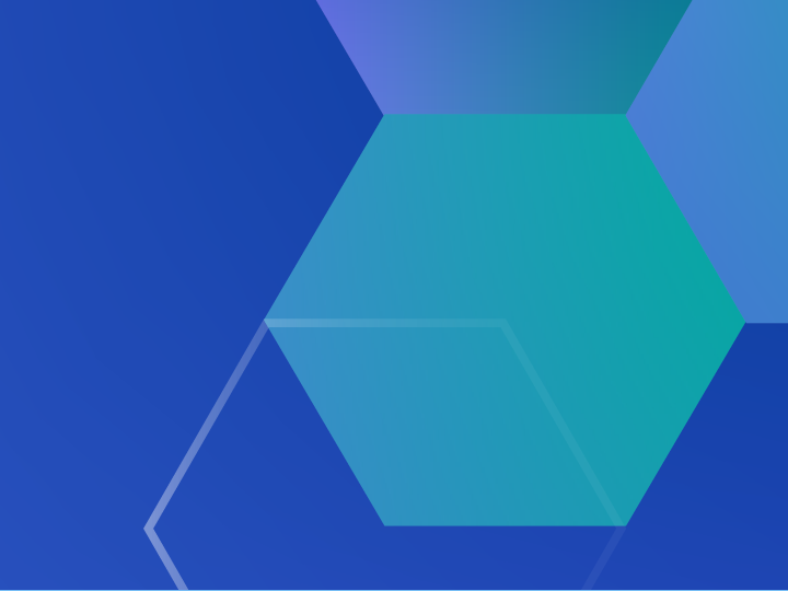 A blue and purple geometric design. Description generated by AI