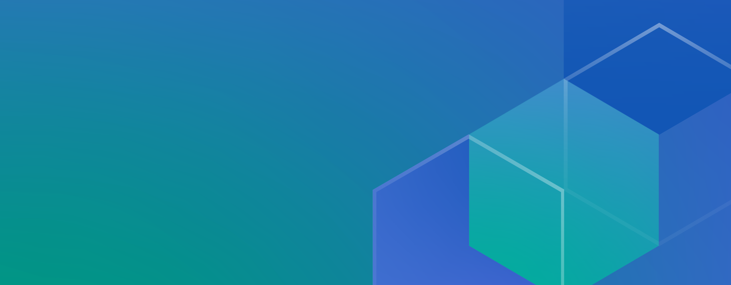 A blue and white geometric design. Description generated by AI