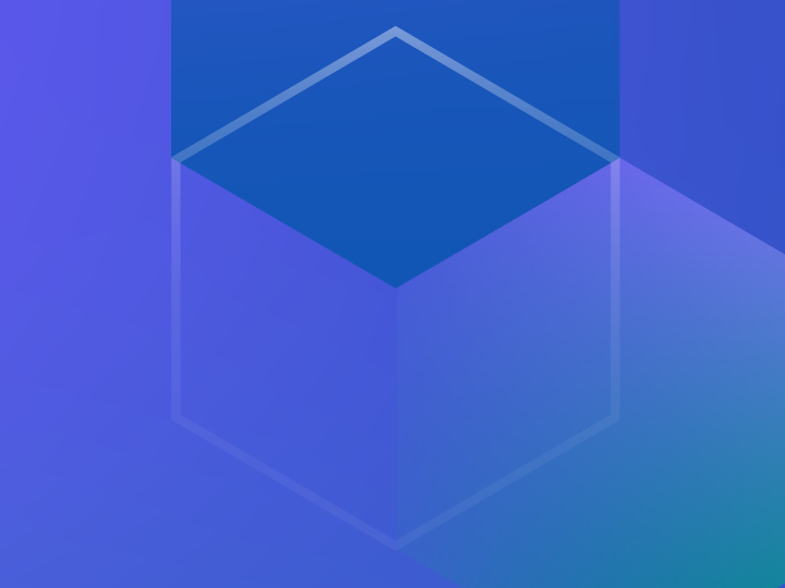 A blue and white geometric pattern. Description generated by AI