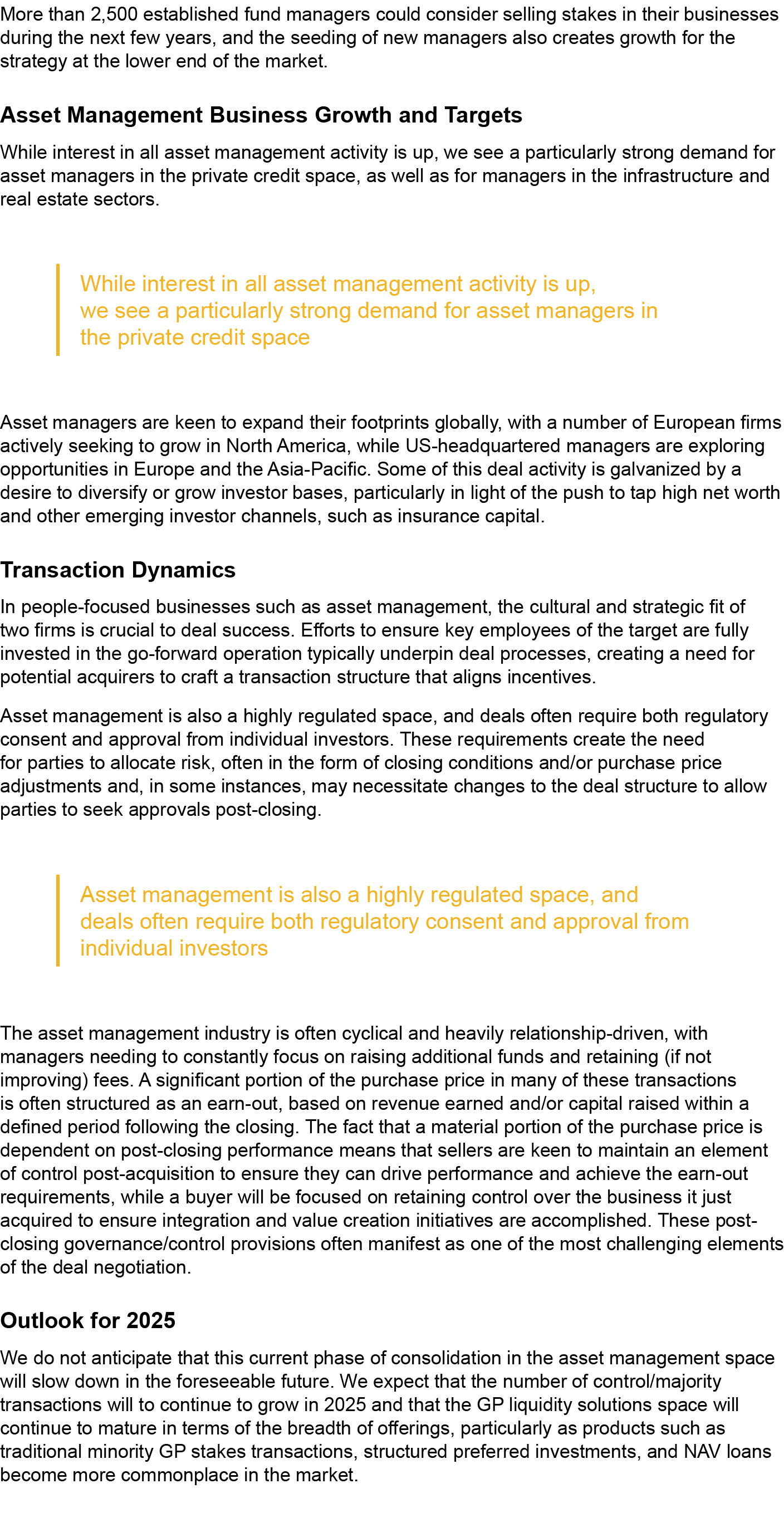 More than 2,500 established fund managers could consider selling stakes in their businesses during the next few years...
