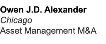 Owen J.D. Alexander Chicago Asset Management M&A