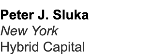 Peter J. Sluka New York Hybrid Capital